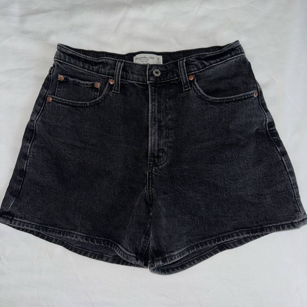 Abercrombie high rise dad short (curve love) size 28/6